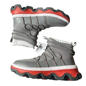 Sperry Women's Plushwave 3D Boots Waterproof Rain Snow Shoe Size 7M Gray Hiking